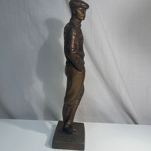 Bronze Golf Statue from era‎ of Bobby Jones Walter Hagen - Picture 2 of 6